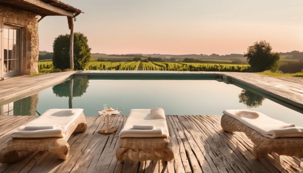 Détendez-vous dans un gîte avec piscine à débordement exceptionnel