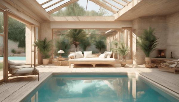 Gîte avec piscine couverte pour des vacances relaxantes