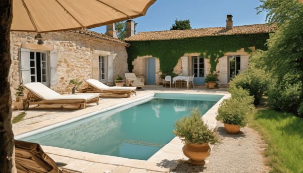 Optez pour une location vacances avec piscine gîtes de France.